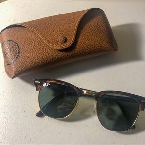 Rayban Clubmaster Square Sunglasses